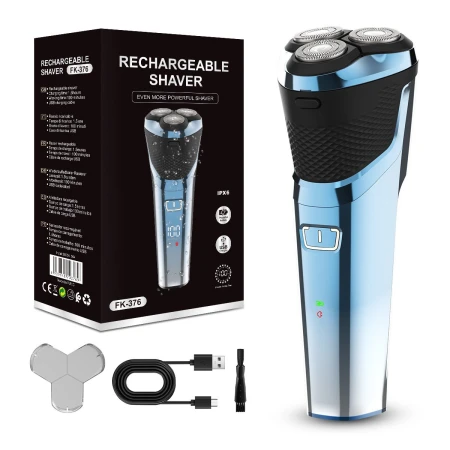 【 National Trend 】 Chinese Blue rechargeable electric shaver 【 National Trend 】 Chinese Blue rechargeable electric shaver